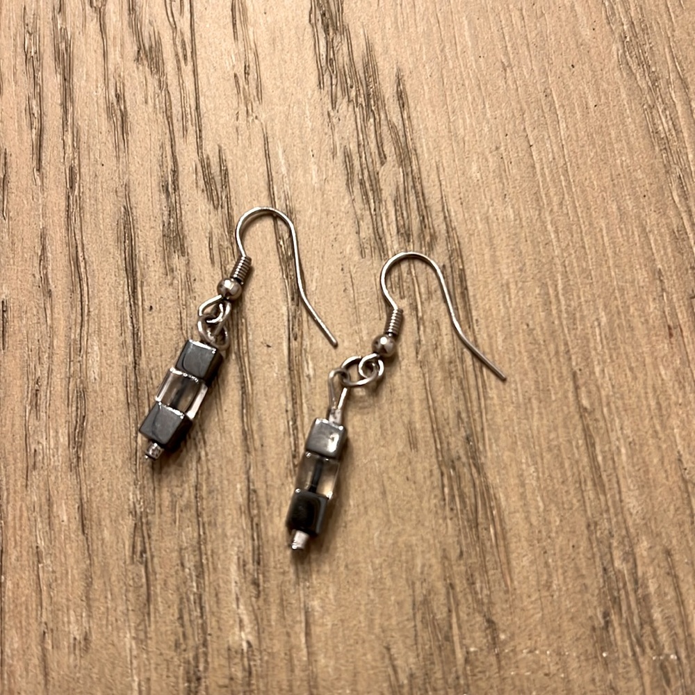 Magnetic Cubes Minimalist Handmade earrings